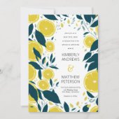 Berichten over de zomerse botanische citrusvruchte kaart (Voorkant)