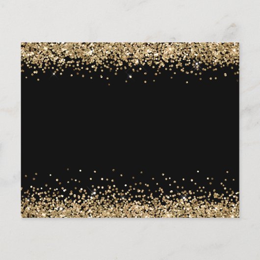 Berichten over Gold Glitter Black Verloving (Achterkant)