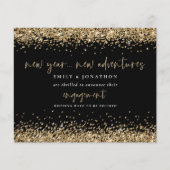 Berichten over Gold Glitter Black Verloving (Voorkant)