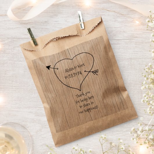 Berichten over hart en lint bedankzakje (Geknipt)