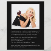 Berichten over het Afstuderen van de Foto's van Bu Flyer (Achterkant)