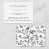 Berichten over het huwelijk Informatiekaartje (Voorkant / Achterkant)