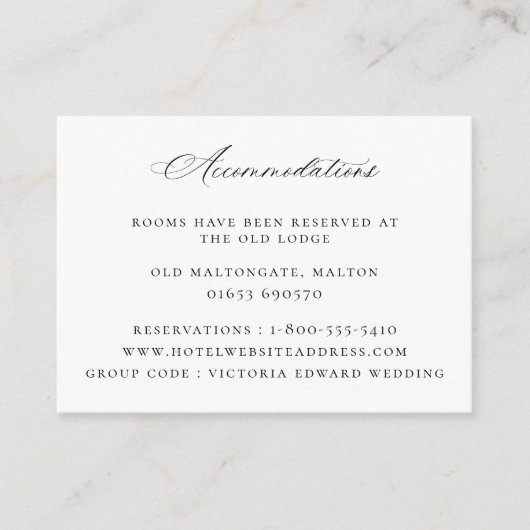 Berichten over het huwelijk Informatiekaartje (Voorkant)