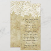 Berichten over het  huwelijk kaart (Voorkant / Achterkant)