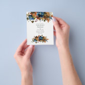 Berichten over het huwelijk tussen gember en zeema flyer (Hand)