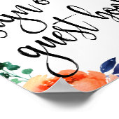 Berichten over het huwelijk Vulle Waterverf 8x10 S Poster (Hoek)