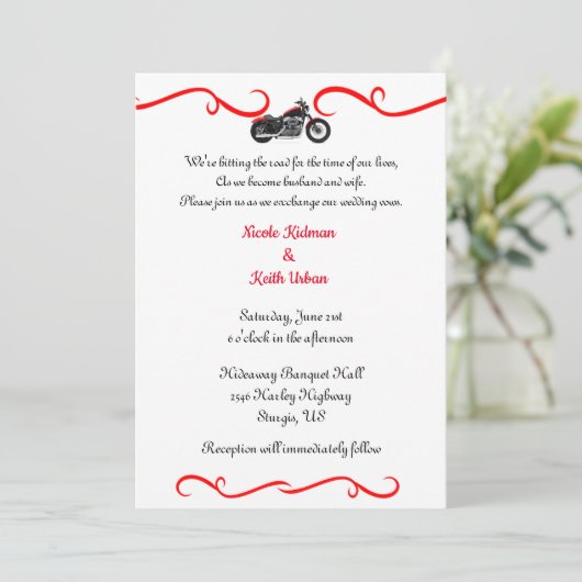 Berichten over het motorfietsen kaart (Staand voorkant)