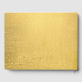 Berichten over het zwarte en goudthema gastenboek (Achterkant)