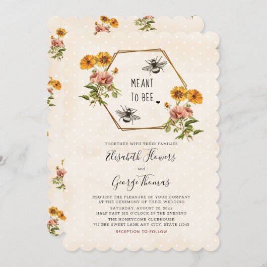 Berichten over honingbijen kaart (Voorkant / Achterkant)