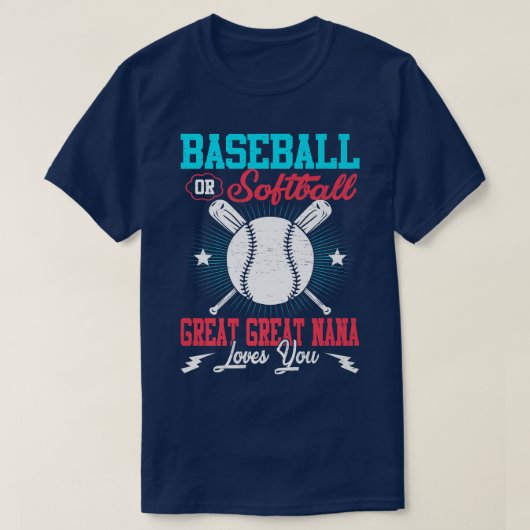 Berichten over honkbal of Softball Ge T-shirt (Design voorkant)