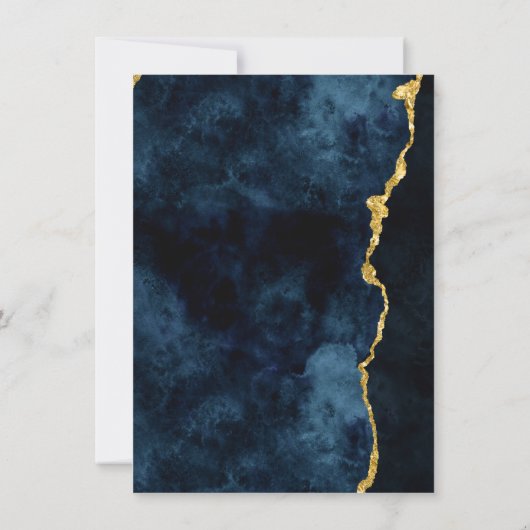 Berichten over marineblauw- en goudoliesoorten save the date (Achterkant)