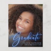 Berichten over Neon Photo Blue Afstuderen (Voorkant)