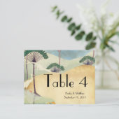 Berichten over palmbomen en kraanbestemmingen uitnodiging briefkaart (Staand voorkant)