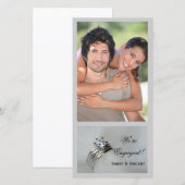 Berichten over Verloving voor bruiloft Aankondiging (Voorkant / Achterkant)