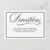 Berichten over zwart-witkalligrafie informatiekaartje (Voorkant)