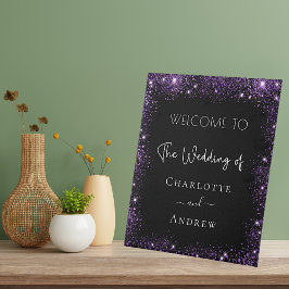 Berichten over zwarte paarse pleisters reclamebord met voetstuk