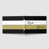 Berichten uit Guestbook - Black Gold White Stripes Gastenboek (Volledig)