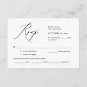 Berichten uitnodigen RSVP-antwoord, e-mailkaart Informatiekaartje (Voorkant)