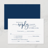 Berichten uitnodigen RSVP-antwoord, e-mailkaart Informatiekaartje (Voorkant / Achterkant)