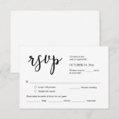 Berichten uitnodigen RSVP-antwoord, e-mailkaart Informatiekaartje (Voorkant / Achterkant)