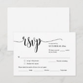 Berichten uitnodigen RSVP-antwoord, e-mailkaart Informatiekaartje (Voorkant / Achterkant)