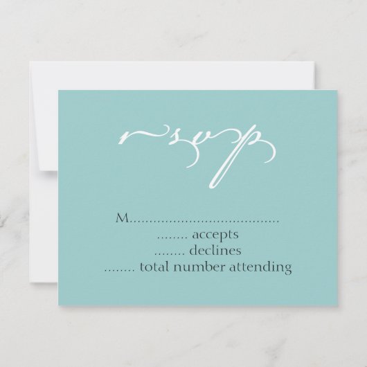 Berichten Uitnodigingskaarten RSVP (Achterkant)