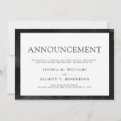 Berichten uitstellen van weddenschap Formele Kaart (Voorkant)