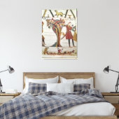 Berichten van Duke William kwamen graaf vinden Canvas Afdruk (Insitu (Slaapkamer))