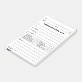 Berichten via telefoon Het is Post-it® Notes (Schuin)