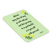 Berichten voor Geliefde 3 John 1:2 Foto Magneet (Rechterzijde)