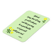 Berichten voor Geliefde 3 John 1:2 Foto Magneet (Linkerzijde)