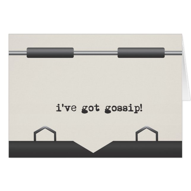 Berichten voor oude schrijfmachine (Voorkant Horizontaal)