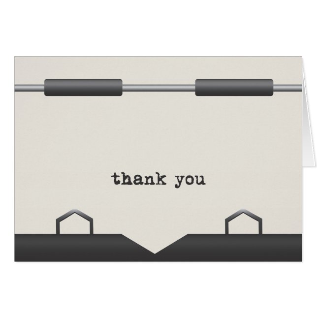 Berichten voor oude schrijfmachine (Voorkant Horizontaal)