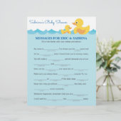 Berichten voor ouders die een rubber Duck-Baby sho (Staand voorkant)