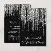 Berichten Vrijgezellenfeest plakband zwart wit Kaart (Voorkant / Achterkant)