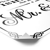 Berichten Zwarte en Witte wensen Foto Afdruk (Hoek)