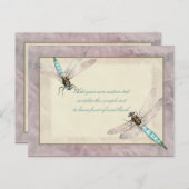  berichtenkaart voor libellen briefkaart (Voorkant / Achterkant)