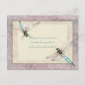  berichtenkaart voor libellen briefkaart (Voorkant)