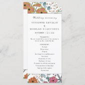 Berichtenprogramma Voorjaarsbloem Programmakaart (Voorkant / Achterkant)