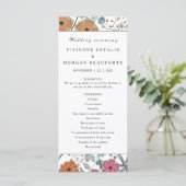 Berichtenprogramma Voorjaarsbloem Programmakaart (Staand voorkant)