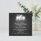 Berichtenrepetitie in de winter van de winter kaart (Staand voorkant)