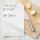 Berichtgevingshandschrift van uw kind theedoek (Quarter Fold)