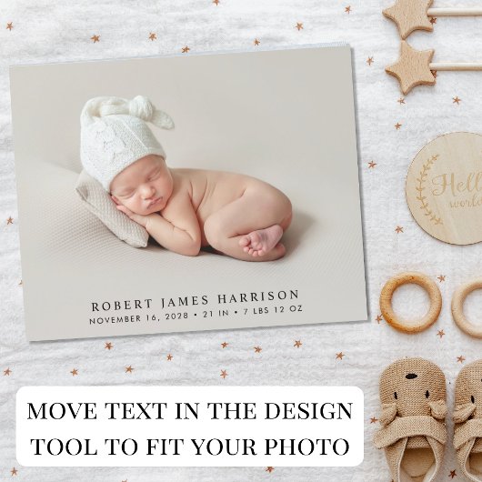 Berichting budgetfotocollage geboorte