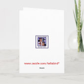 Berichtprobleem op de Noordpool Feestdagen Kaart (Achterkant)