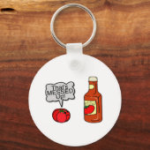 Beried-up Ketchup Sleutelhanger (Voorkant)