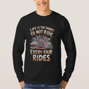 Berijd Elke Kermis Draaimolen Landelijke Kermis Ca T-shirt