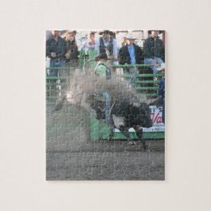 Berijd hen cowboy legpuzzel