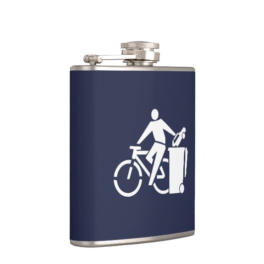 Berijd Uw Fiets, Afval Uw Auto Heupfles (Rechts)