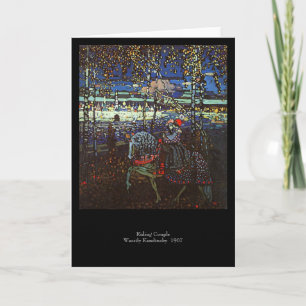 Berijdend Paar door Wassily Kandinsky 1907 Kaart