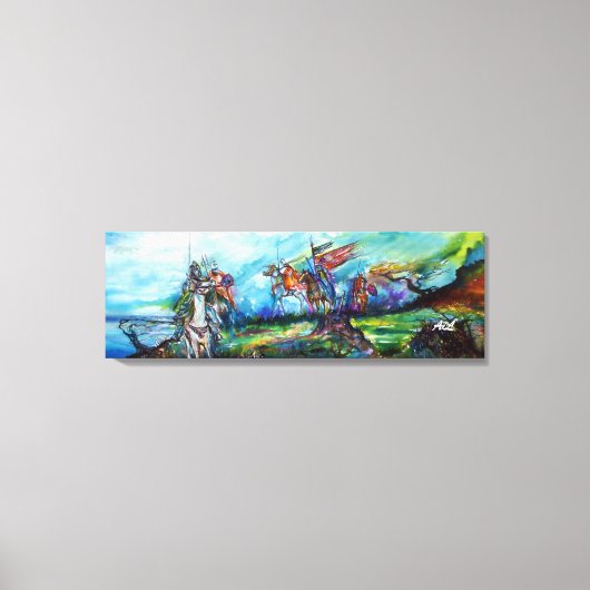 BERIJDERS IN DE STORM CANVAS AFDRUK (Voorkant)